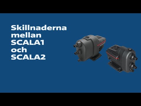 Jämför Grundfos SCALA1 och SCALA2 vattenautomater och deras applikationer