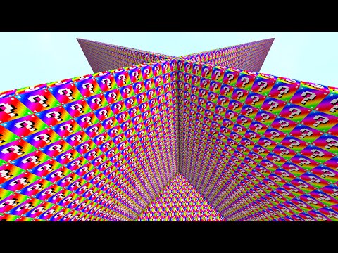 2V2 RAINBOW LUCKY BLOCK WALLS! | Minecraft Mods