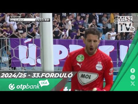 MTK Budapest – Újpest FC | 1-3 | (1-2) | OTP Bank Liga | 33. forduló | MLSZTV