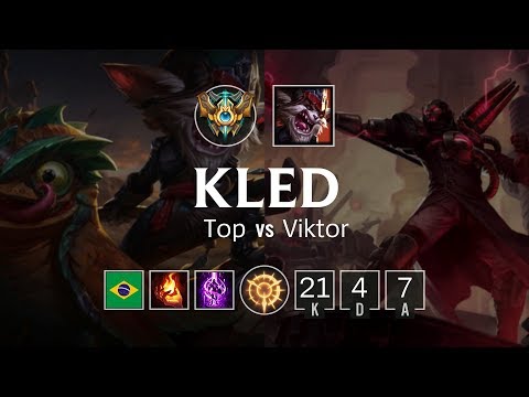 Kled Top vs Viktor - BR Challenger Patch 8.23