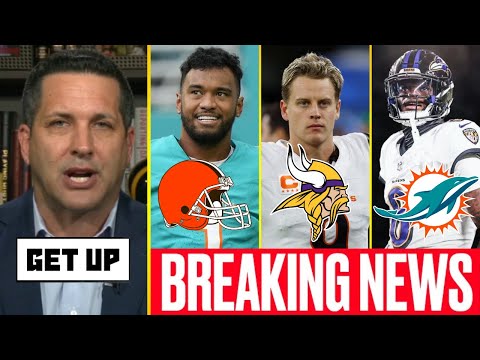 GET UP | ESPN has latest on BLOCKBUSTER trade: Tua to Browns? Burrow to Vikings? Lamar to Dolphins?