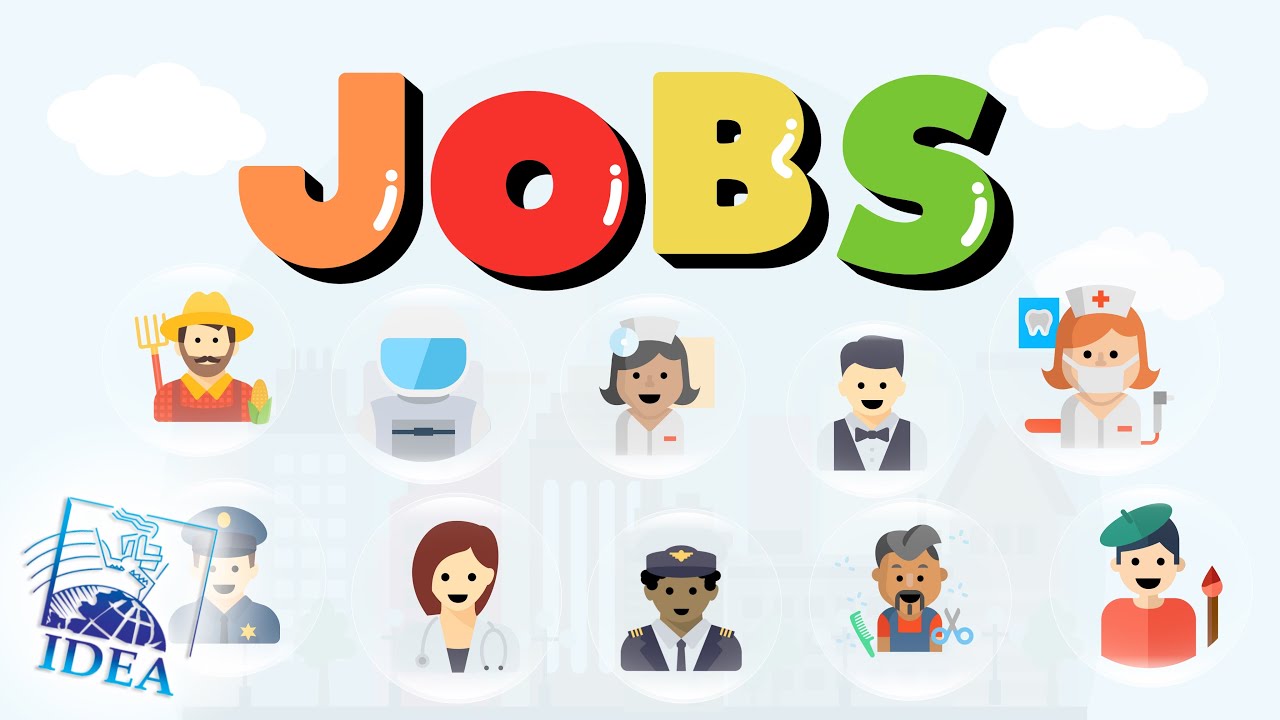Jobs -  Kids vocabulary - Online English (IDEA iSpeak)