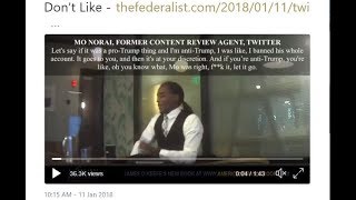 Twitter Caught RED HANDED, Shadow Banning In Project Veritas Sting 1/12/18