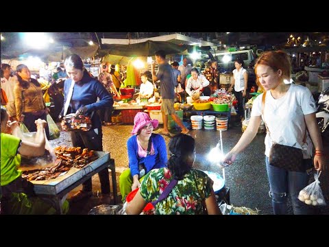 Chhbar Ampov At 5:20 AM - Walk Around Phnom Penh Wet Market
