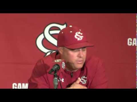 Chad Holbrook after Game 1 loss to Ole Miss