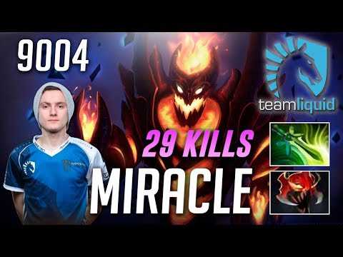 Miracle Shadow Fiend 29 kills | 9004 MMR Dota 2