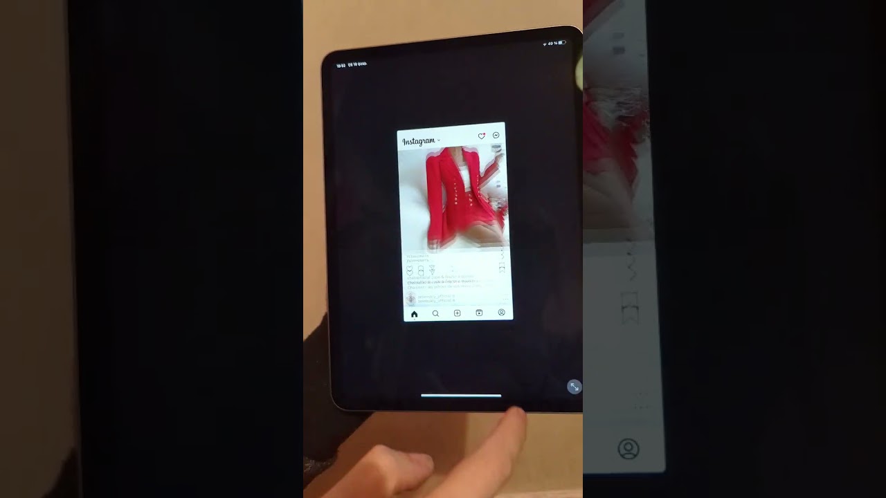 iPad Pro and Instagram.