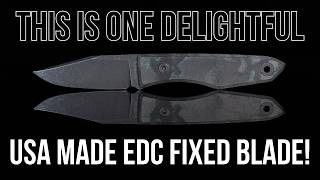 An Excellent American Made Pocket Friendly Daily Carry! - Big Idea Design Lookout Fixed Blade