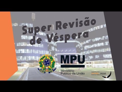 Super Revisão de Véspera do MPU - parte 2 | Daniel Sena