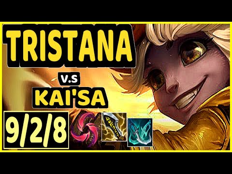 BANG (TRISTANA) vs KAI'SA - 9/2/8 KDA BOTTOM ADC CHALLENGER GAMEPLAY - KR