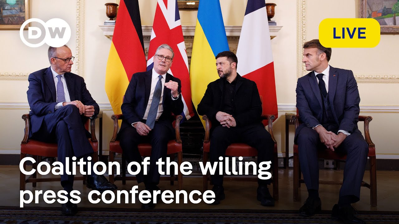 Live: Zelenskyy, Macron, Starmer and Merz press conference | DW News