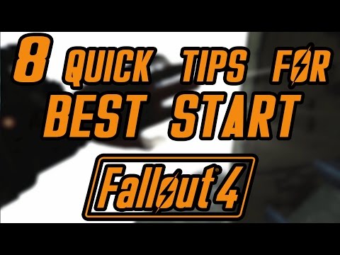 8 Quick Tips for FALLOUT 4 Beginners (Spoiler Free Guide)