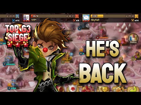 Lushen Returns | Apocalypse vs VIP! vs Skyfall | G3 Siege Summoners War