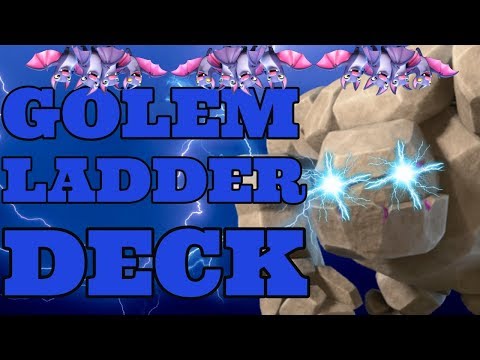 I Dumped My HOG🐗 Deck for a GOLEM BEATDOWN👊 Deck! Ladder Pushing with Golem 🔴LIVE Matches!!🔴