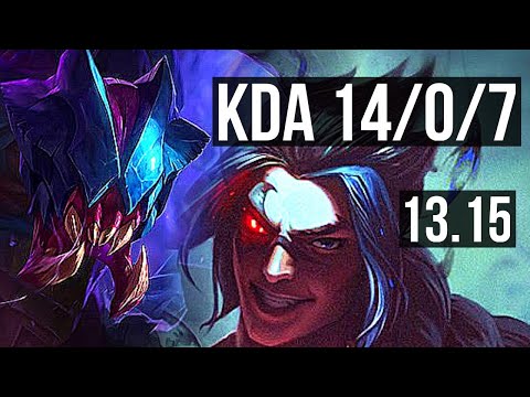 REK'SAI vs KAYN (JNG) | 14/0/7, Legendary, 66% winrate | KR Diamond | 13.15