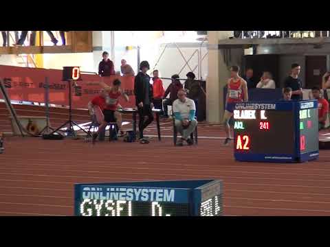 MČR dorostu  23.-24.2.2019 Kryštof Sládek dálka 638cm