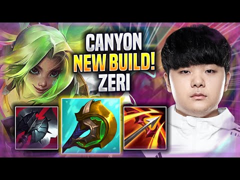 CANYON TRIES ZERI WITH NEW DIVINE SUNDERER BUILD! - DK Canyon Plays Zeri JUNGLE vs Xin Zhao!