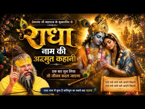Radha Naam ki kahani#🩵🥺😱(premanand ji) 🙏