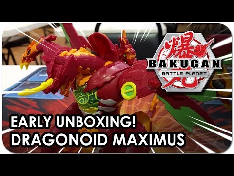 Dragonoid Maximus UNBOXING! Early Look & First Impressions! | Bakugan: Battle Planet