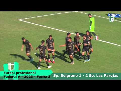 FÚTBOL PROFESIONAL • Resumen del encuentro entre Sportivo Belgrano 1 Sportivo AC 2