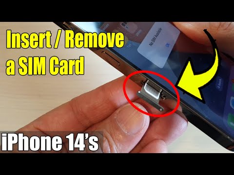 iPhone 14's/14 Pro Max: How to Insert/Remove a SIM Card