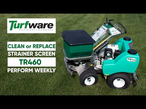 Clean or Replace Filter Screen TR460