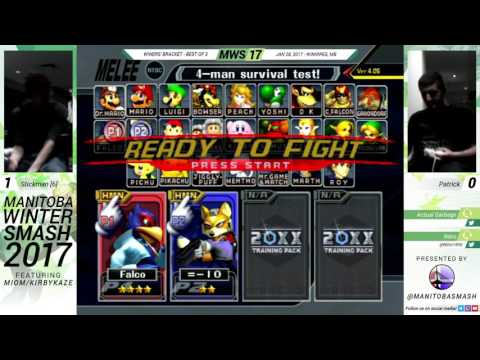 MWS2017 - Stickman vs. Patrick - Melee Singles Bracket