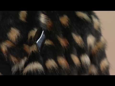 Veste courte en fausse fourrure Dennis Basso Platinum Collection sur QVC