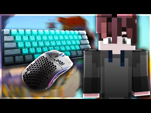 Keyboard and Mouse Sounds + (Handcam) Hypixel Bedwars