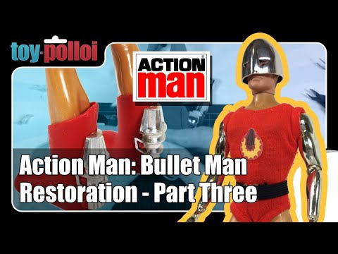 Vintage Action Man Bullet Man restoration - part 3 - Toy Polloi