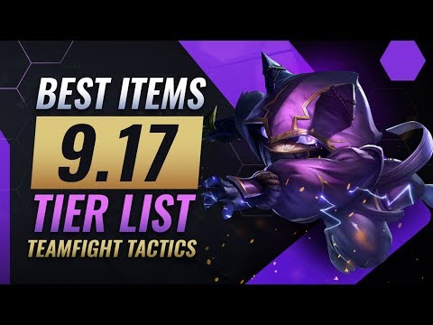 9.17 - Best Items TIER List – Teamfight Tactics