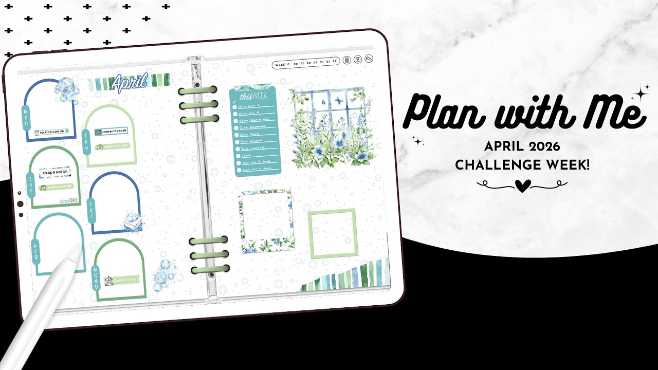 Plan Out My Week w/ Me | April 2026 Challenge Week | Digital Planning in Noteful 🤩