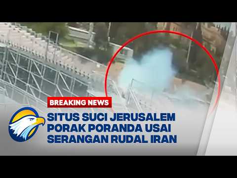 BREAKING NEWS - Iron Dome "Keok" Lawan Rudal Iran, Situs Suci Jerusalem Ikut Terdampak