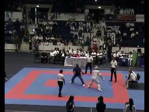 KRISZTIAN JAROSKIEVICZ (HUNGARY, WHITE) WAKO 2012 EUROPEAN CHAMPION