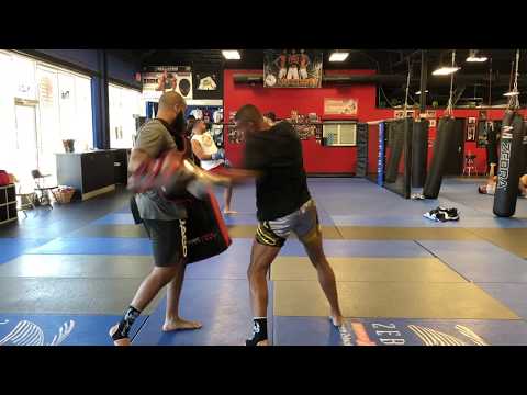 Douglas Lima Training Low Kicks