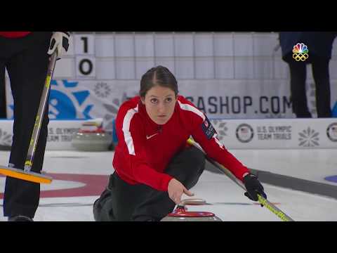 Olympic Mixed Doubles Curling Trials | Peterson-Polo Earn A 7-3 Win Over Persinger-Zezel