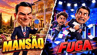 A SÁTIRA DA MANSÃO DE 6 MILHÕES E FUGA DE TARIFLÁVIO BOLSOMASTER!