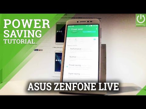 ASUS ZenFone Live POWER SAVING / SUPER SAVING Mode