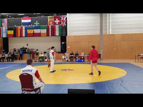 Nikita Savin (Sambo 07 Hannover) - Julius Vaisvila (Lithuania) / Youth 71 kg / Final