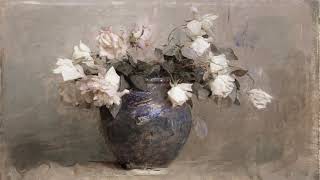 Screensaver for Your TV   White Flowers