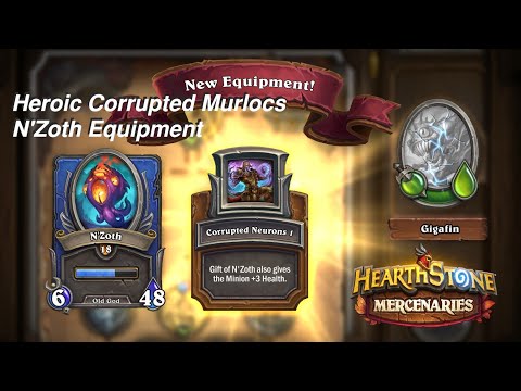 Corrupted Murlocs HEROIC : N'Zoth Equipment : Hearthstone Mercenaries