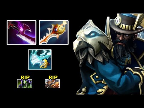 Silver Edge + Divine Rapier 1 SHOT Kunkka Mid Insane Damage Tidebringer 7.33e Dota 2