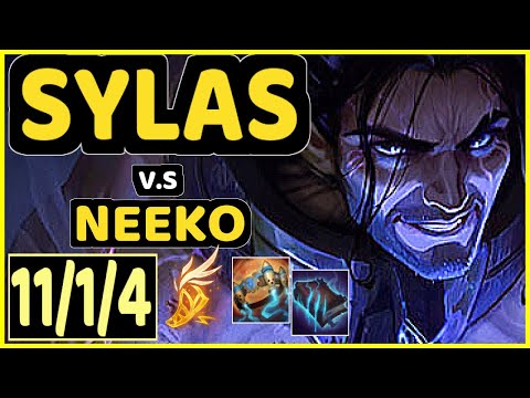 TINOWNS (SYLAS) vs NEEKO - 11/1/4 KDA MID CHALLENGER GAMEPLAY - BR