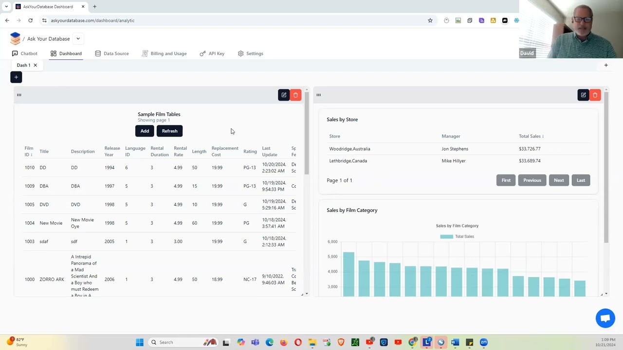 Build any internal tools using pure natural language using AskYourDatabase