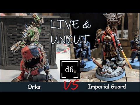 Imperial Guard vs Orks!  l Mugus GT l Live and Uncut l Warhammer 40k Battle Report l 2000pts