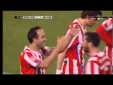 Crvena Zvezda/Sloboda HAT TRICK Dragan Mrđa
