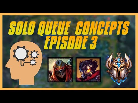 Solo Queue Concepts Ep.3 : Mid Game Farming & Side Laning - When To Group Or Split Push
