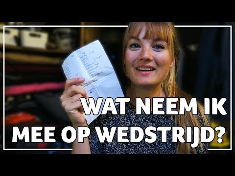 WAT NEEM IK MEE OP WEDSTRIJD? + LIJSTJE | Epplejeck