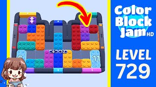 Soluzione del Livello 729 di Color Block Jam