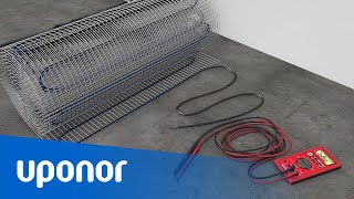 Uponor Comfort E: elektrische Fußbodenheizung (Kabelmatte)